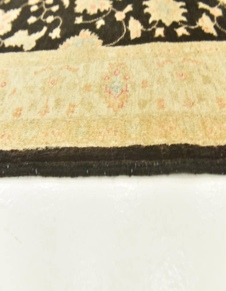 Detail image of  4' 2 x 5' 5  Hand Knotted Peshawar Ziegler Rug