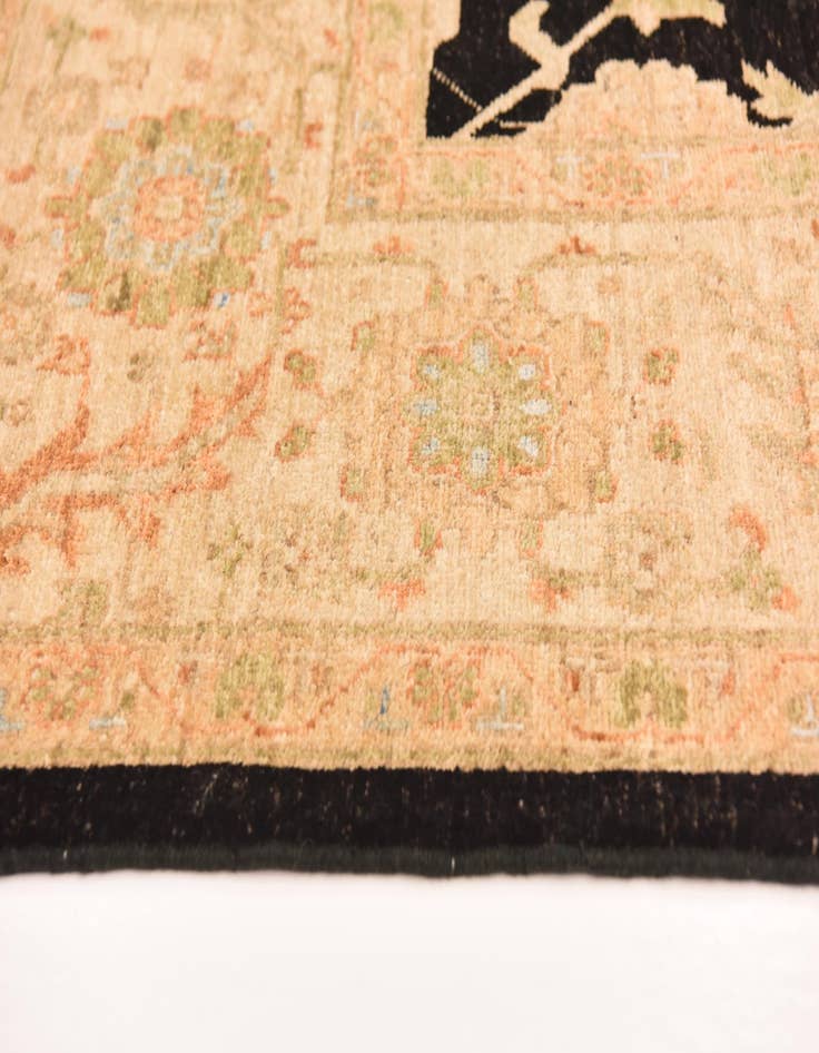 Detail image of  8' 3 x 9' 9  Hand Knotted Peshawar Ziegler Rug