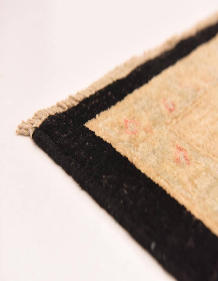 Detail image of  6' 9 x 9' 9  Hand Knotted Peshawar Ziegler Rug