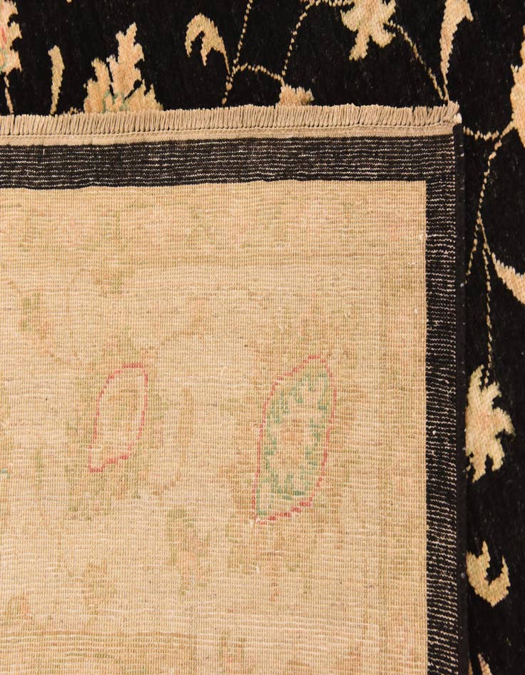 Detail image of  6' 9 x 10'  Hand Knotted Peshawar Ziegler Rug