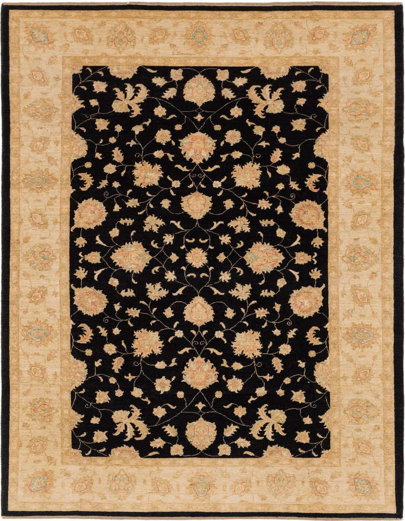 Primary image of  6' 9 x 10'  Hand Knotted Peshawar Ziegler Rug