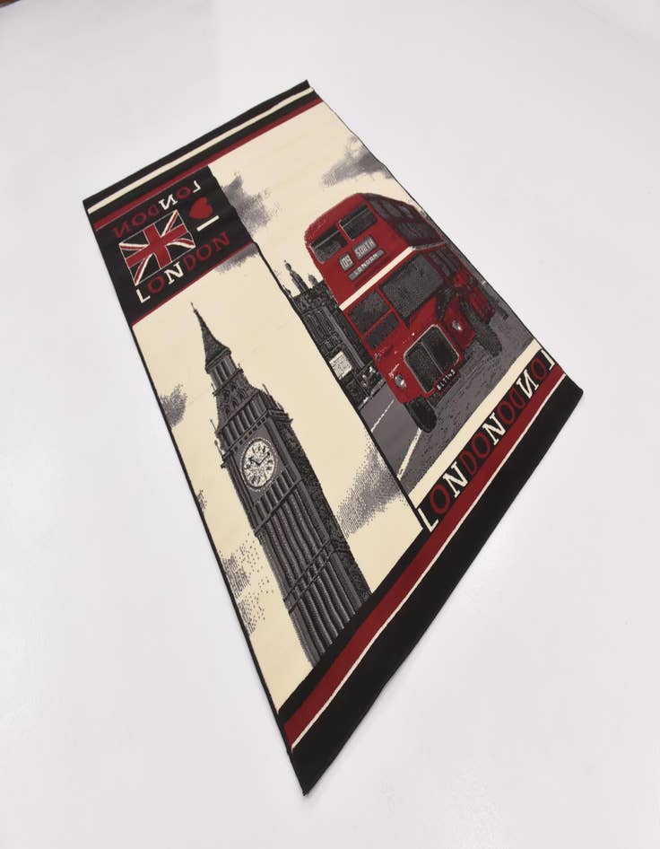 Detail image of  5' 3 x 7' 4 Reproduction Gabbeh Rug