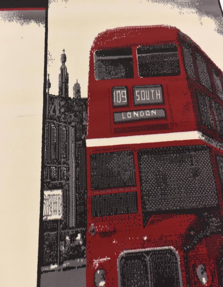 Detail image of  5' 3 x 7' 4 Reproduction Gabbeh Rug