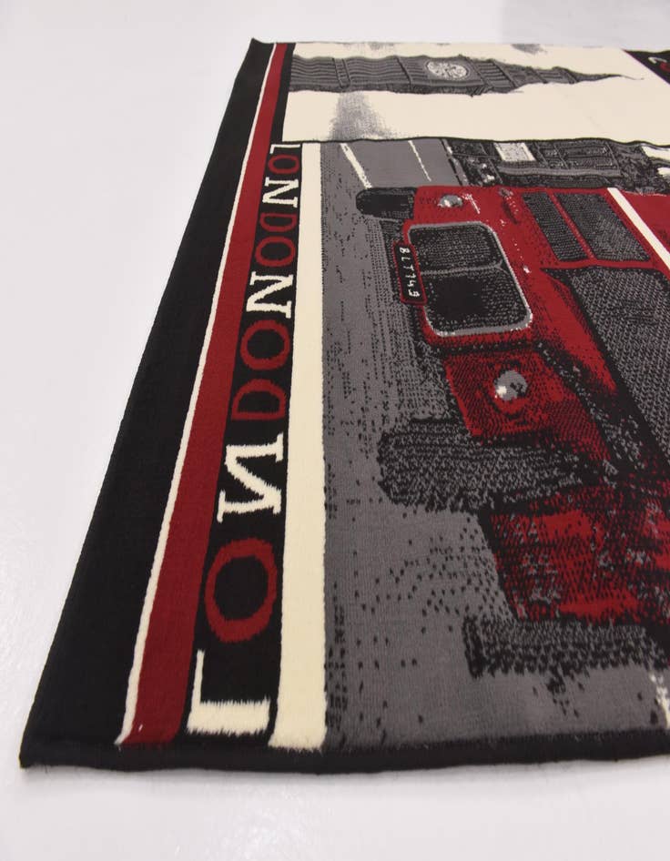 Detail image of  5' 3 x 7' 4 Reproduction Gabbeh Rug