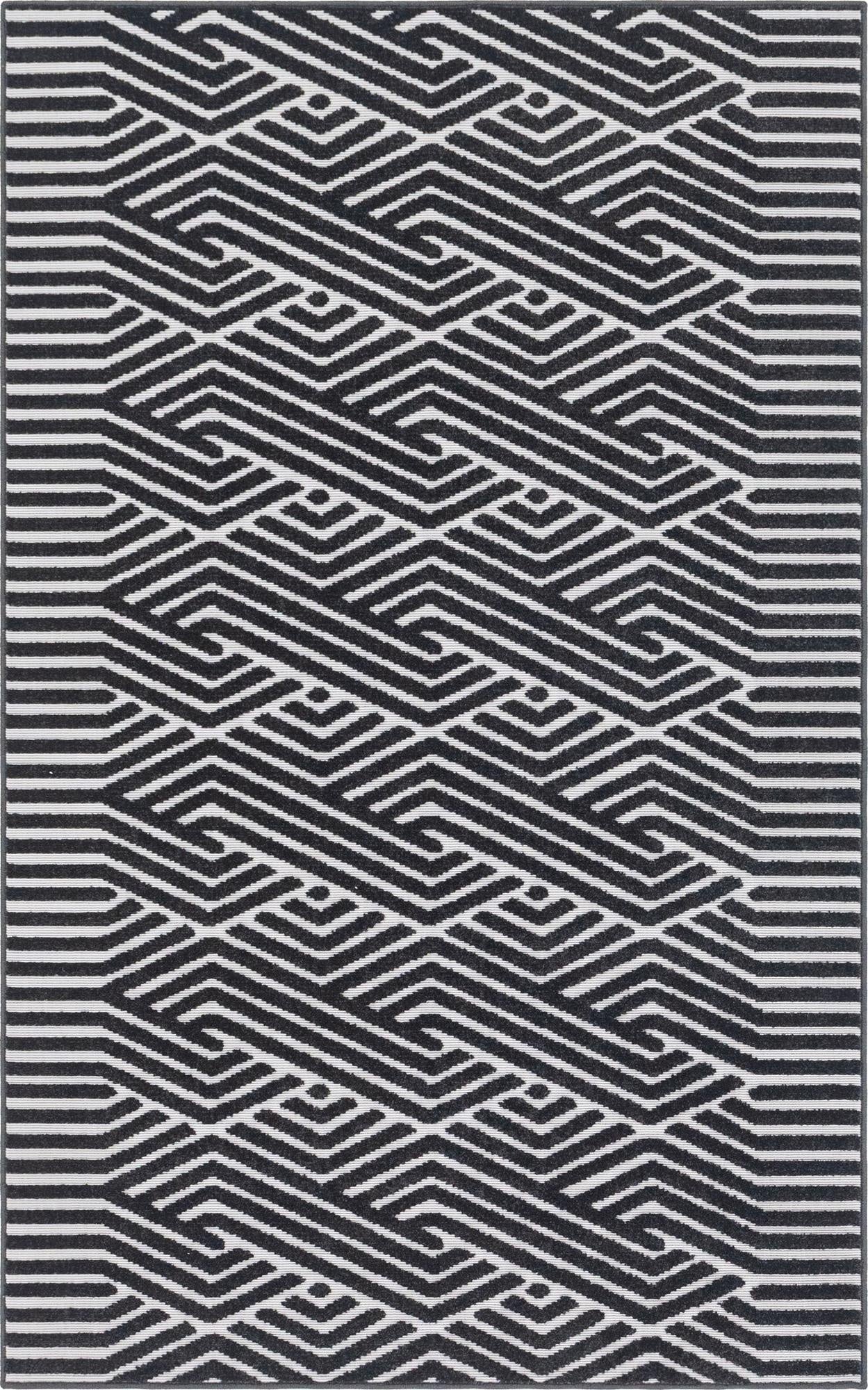  5' x 8'  Washable Sabrina Soto Hudson Indoor / Outdoor Rug