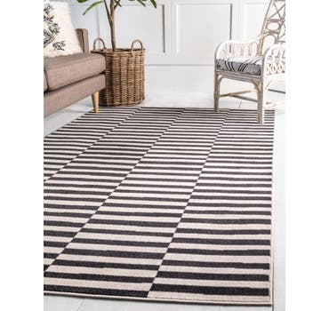 Black 9' 10 x 14' SoHo Rug | Rugs.com