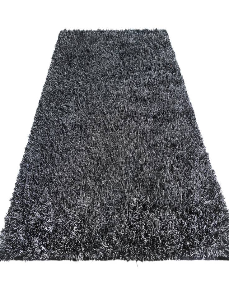 Detail image of 5' x 7' Hand Knotted Solid Shag Oriental Rug