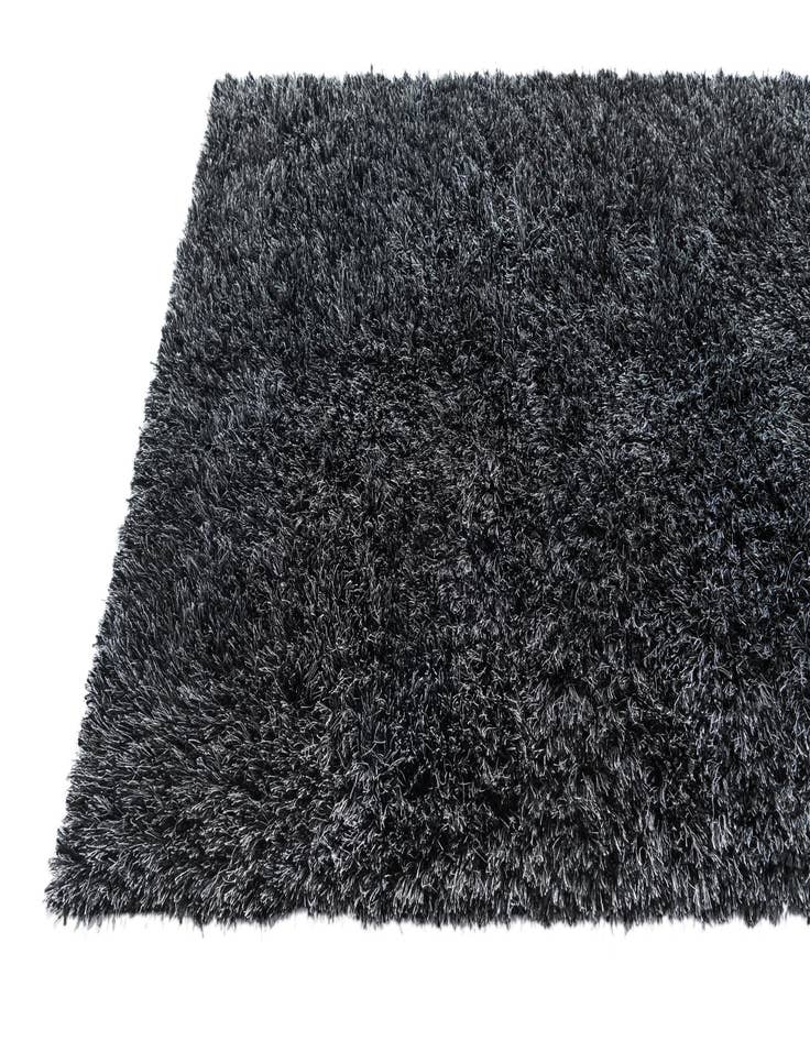 Detail image of 5' x 7' Hand Knotted Solid Shag Oriental Rug