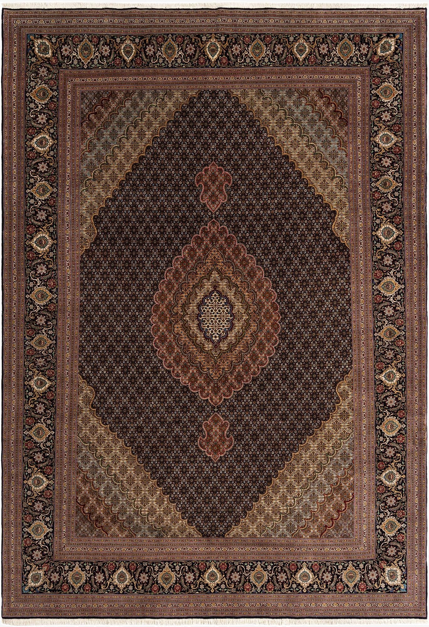  8' 4 x 11' 10 Tabriz Mahi Rug