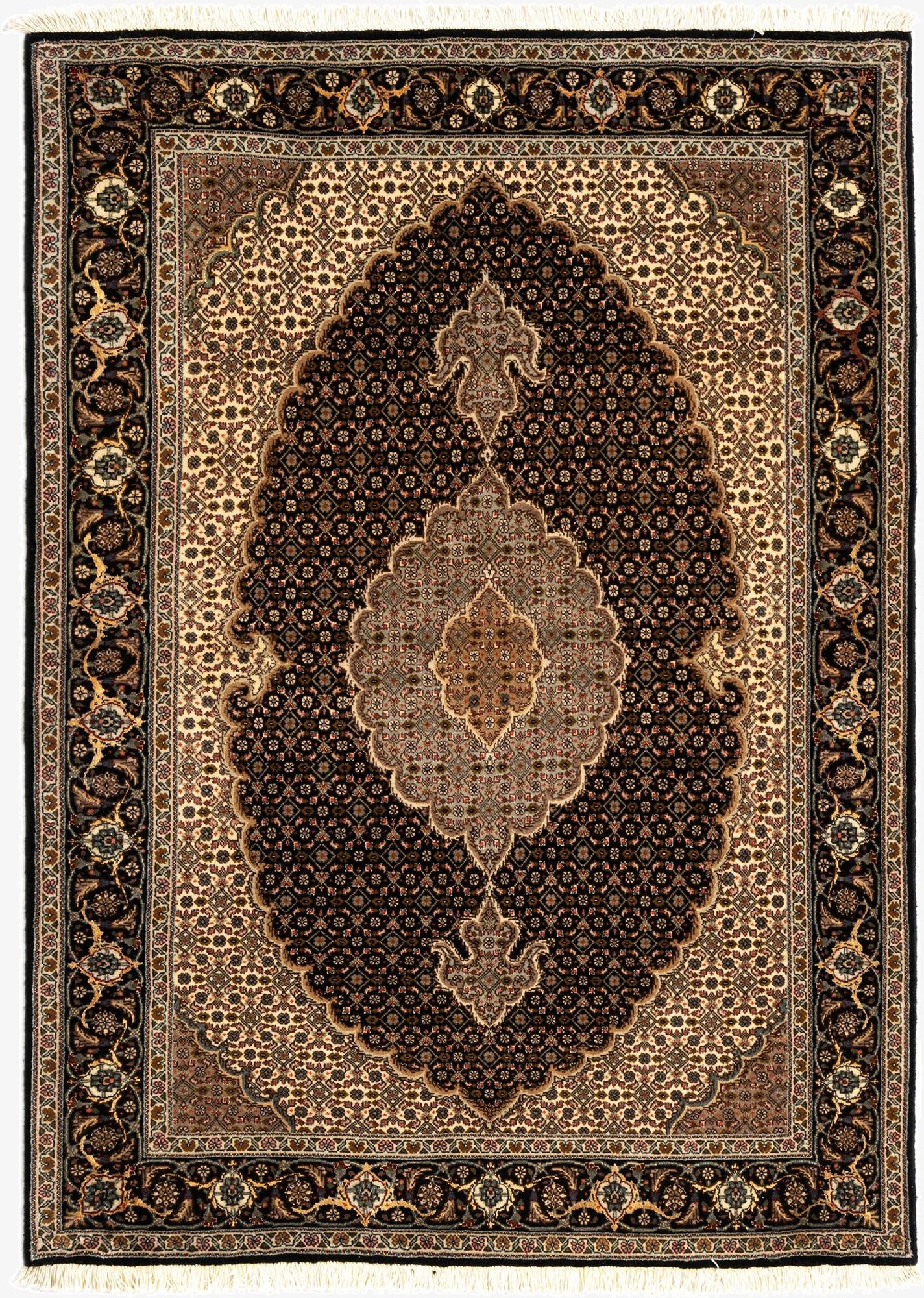  3' 6 x 5' Tabriz Mahi Rug