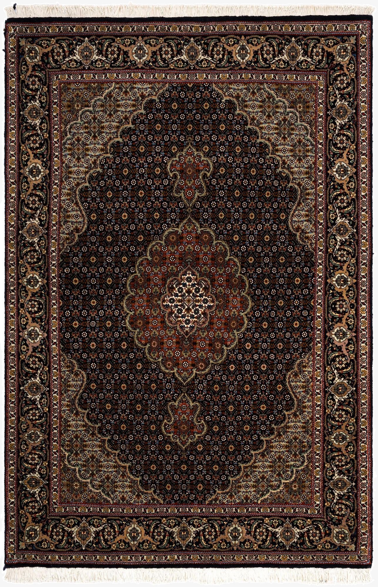  3' 5 x 5' 3 Tabriz Mahi Rug