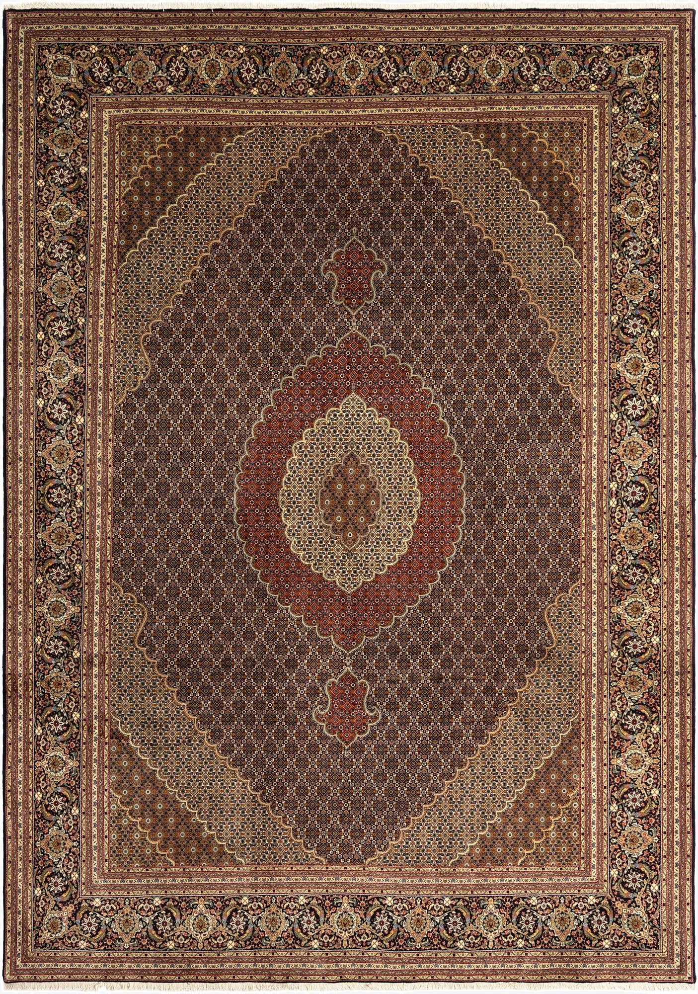  8' 4 x 11' 7 Tabriz Mahi Rug