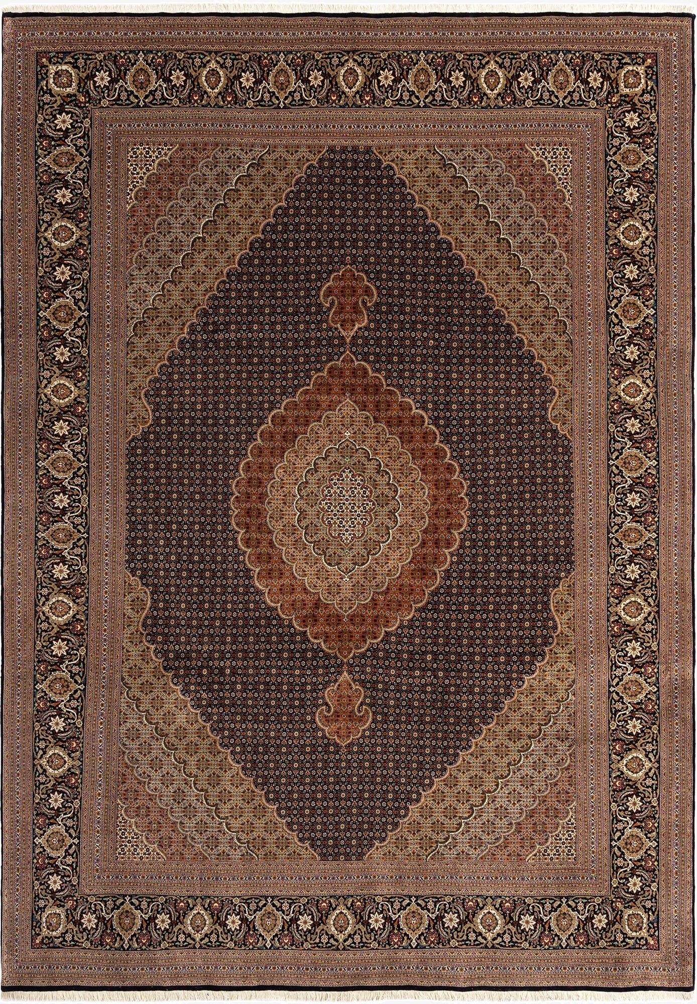  8' 4 x 11' 9 Tabriz Mahi Rug