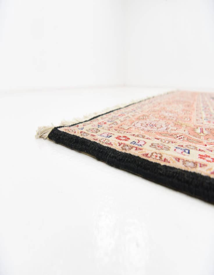 Detail image of  6' 6 x 10'  Hand Knotted Tabriz Persian Rug