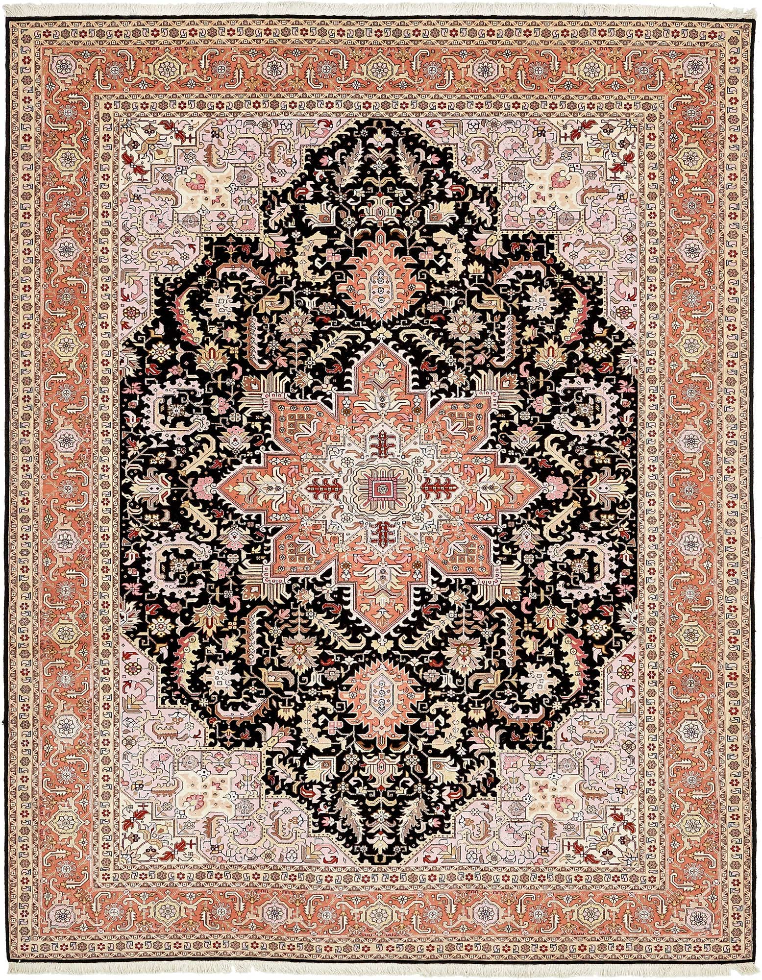 Primary image  6' 6 x 10'  Hand Knotted Tabriz Persian Rug
