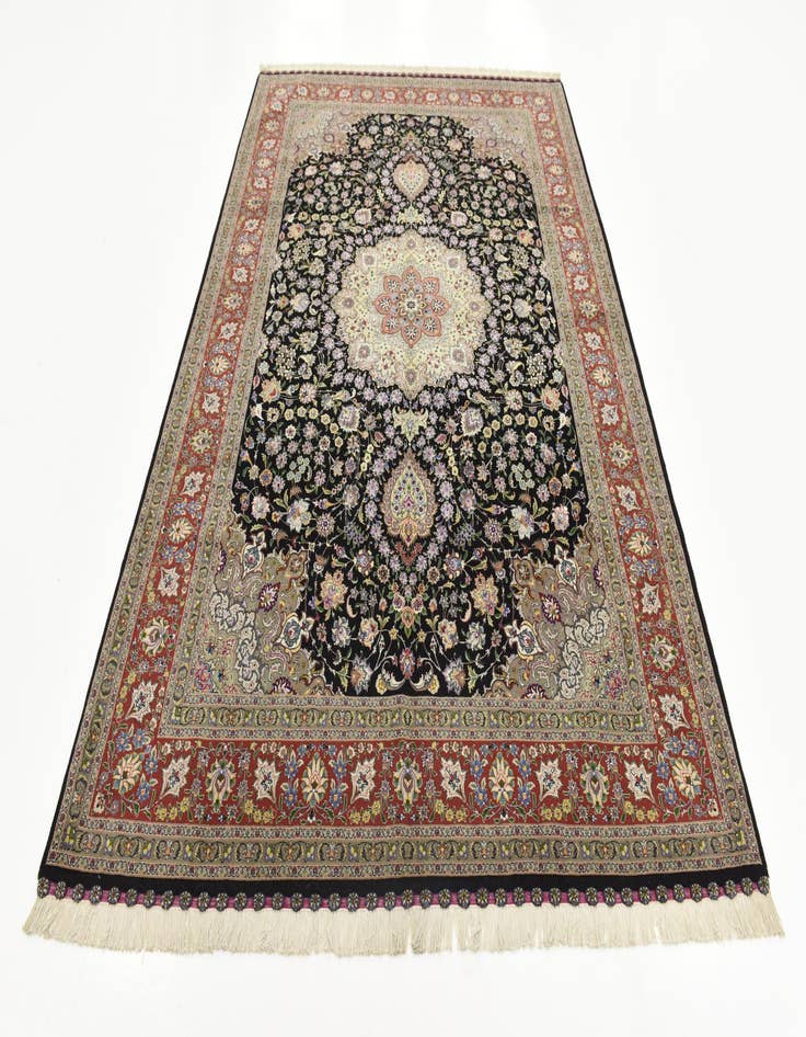 Detail image of  6' 6 x 10'  Hand Knotted Tabriz Persian Rug