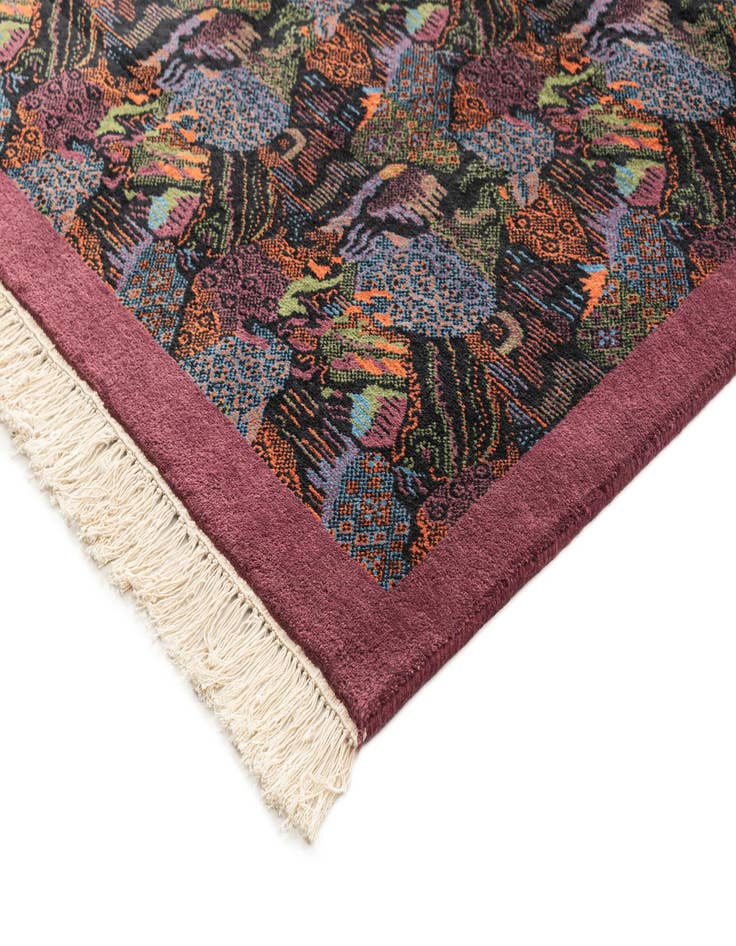 Detail image of  6' 2 x 9' 5  Hand Knotted Tibet Wool Rug