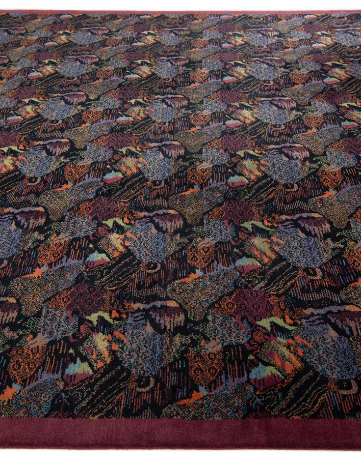 Detail image of  7' 10 x 9'  Hand Knotted Tibet Wool Rug