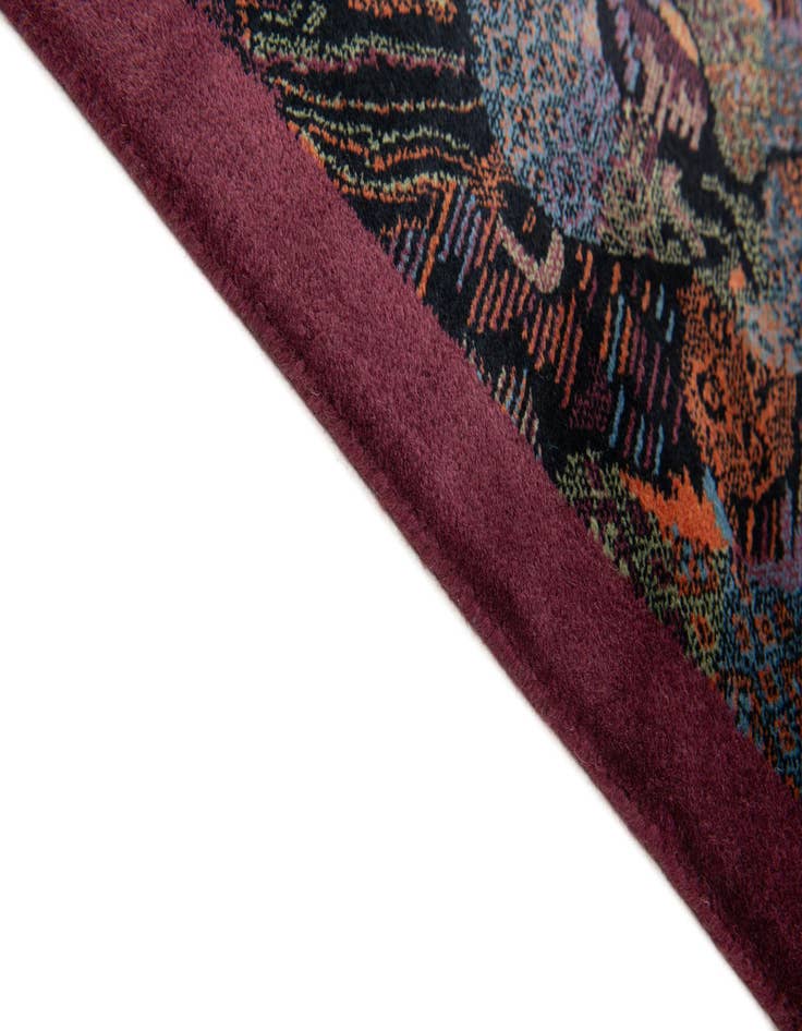 Detail image of  7' 10 x 9'  Hand Knotted Tibet Wool Rug