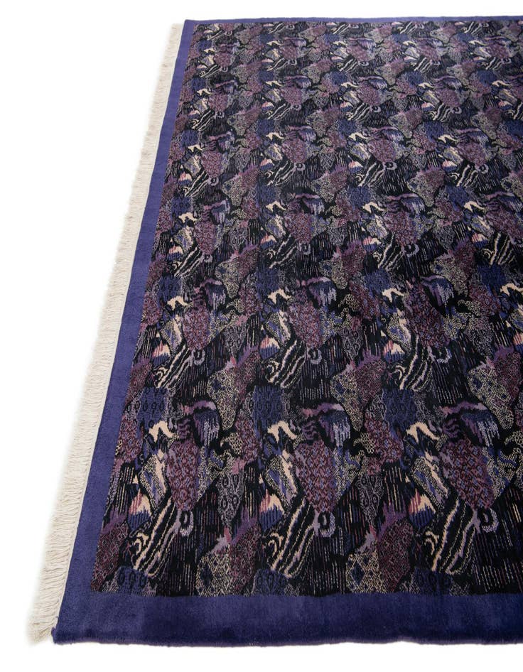 Detail image of  8' x 9' 10  Hand Knotted Tibet Wool Rug