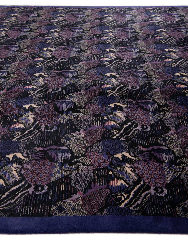 Detail image of  8' x 9' 10  Hand Knotted Tibet Wool Rug