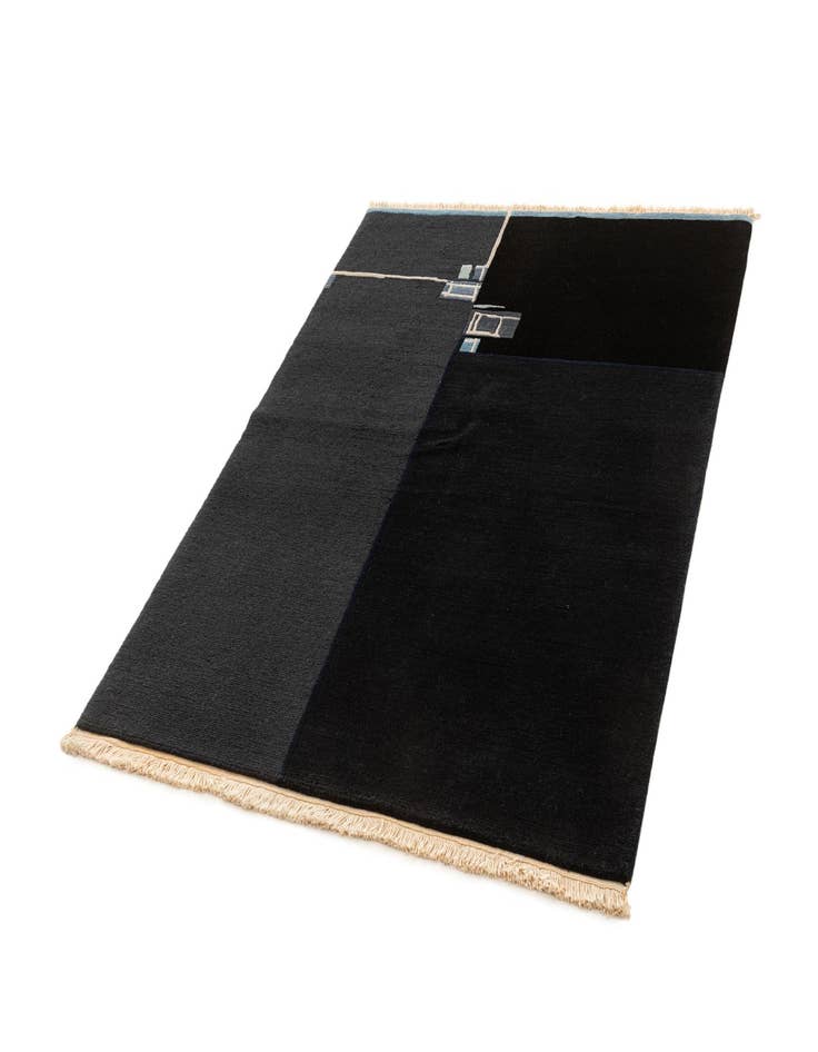 Detail image of  5' x 6' 7  Hand Knotted Tibet Wool Rug