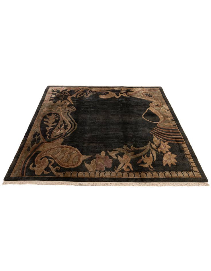 Detail image of  8' 3 x 9' 6  Hand Knotted Tibet Wool Rug