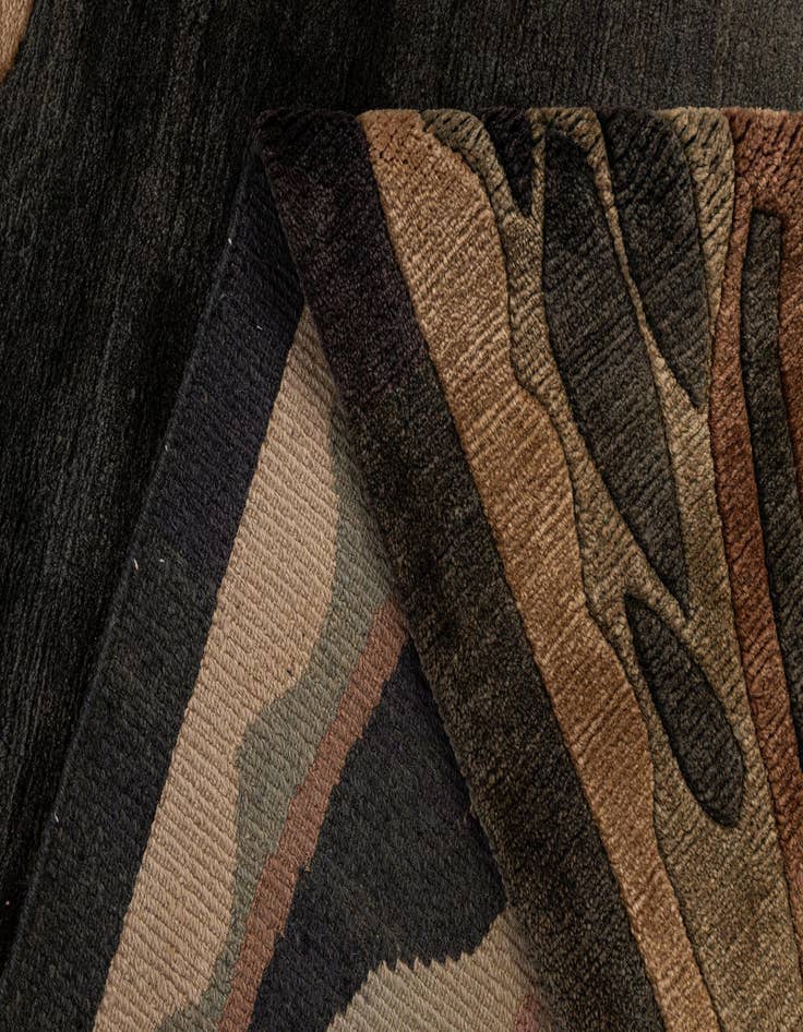 Detail image of  8' 3 x 9' 6  Hand Knotted Tibet Wool Rug