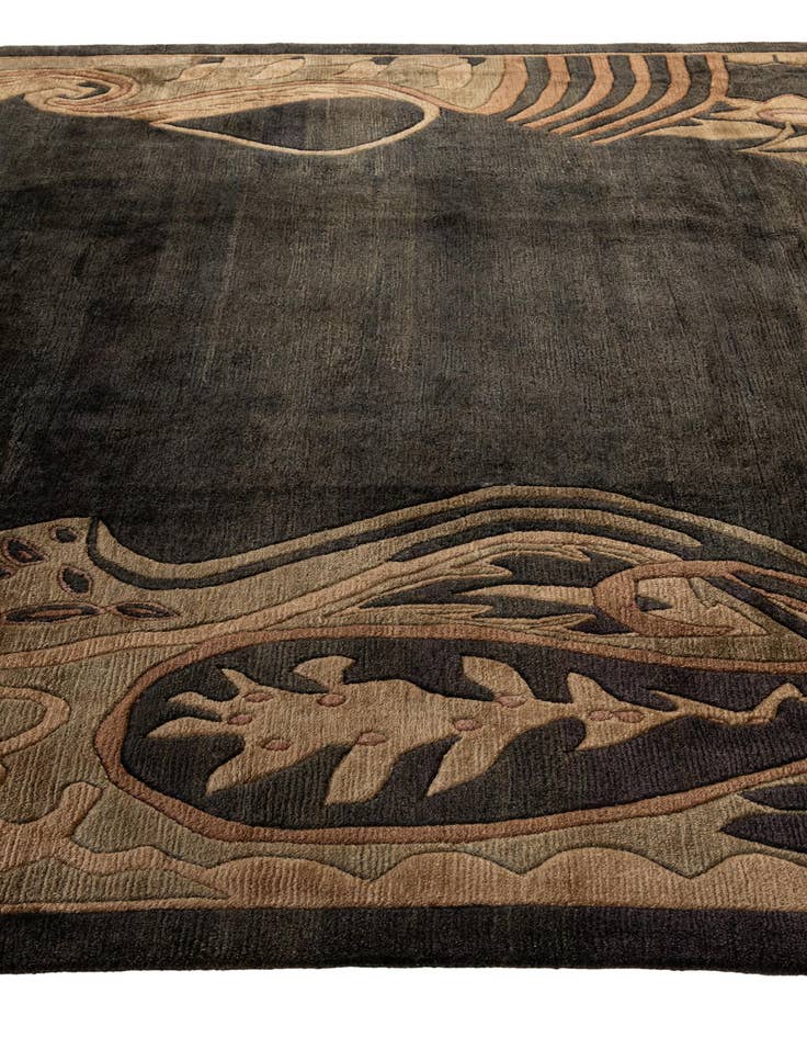 Detail image of  8' 3 x 9' 6  Hand Knotted Tibet Wool Rug