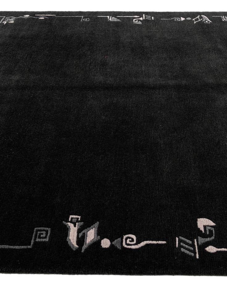 Detail image of  5' 7 x 7' 5  Hand Knotted Tibet Wool Rug