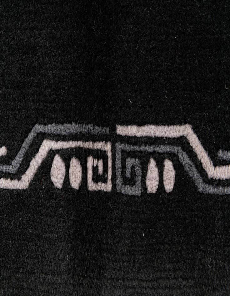 Detail image of  5' 7 x 7' 5  Hand Knotted Tibet Wool Rug