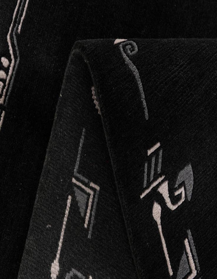 Detail image of  5' 7 x 7' 5  Hand Knotted Tibet Wool Rug