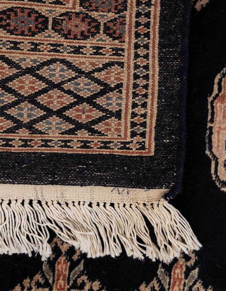 Detail image of  2' 8 x 4' 2  Hand Knotted Torkaman Persian Wool Rug