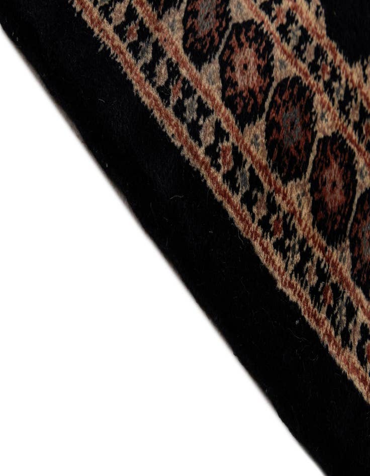 Detail image of  2' 8 x 4' 2  Hand Knotted Torkaman Persian Wool Rug