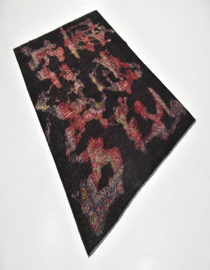 Detail image of  4' 8 x 6' 5  Hand Knotted Ultra Vintage Persian Wool Rug