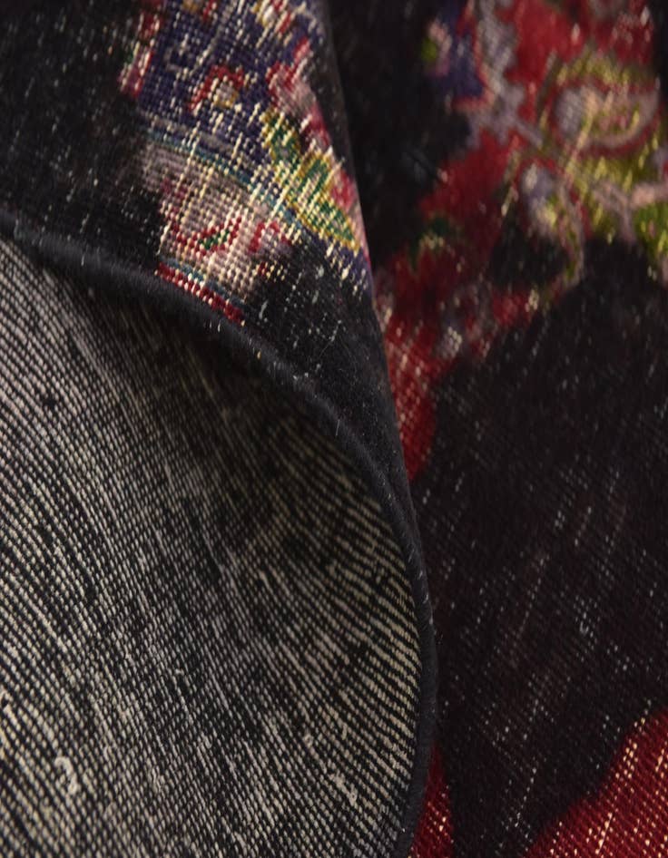 Detail image of  4' 8 x 6' 5  Hand Knotted Ultra Vintage Persian Wool Rug