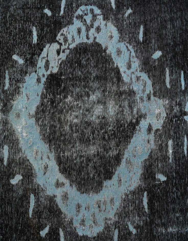 Detail image of  8' 4 x 11'  Hand Knotted Ultra Vintage Persian Wool Rug