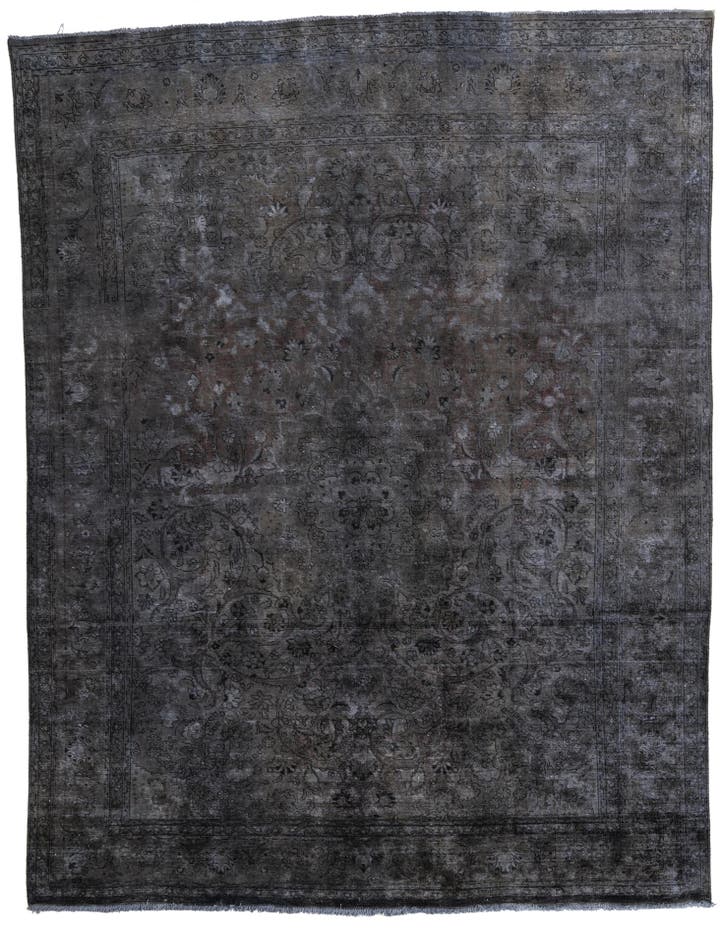  9' 9 x 13' 4  Hand Knotted Ultra Vintage Persian W...