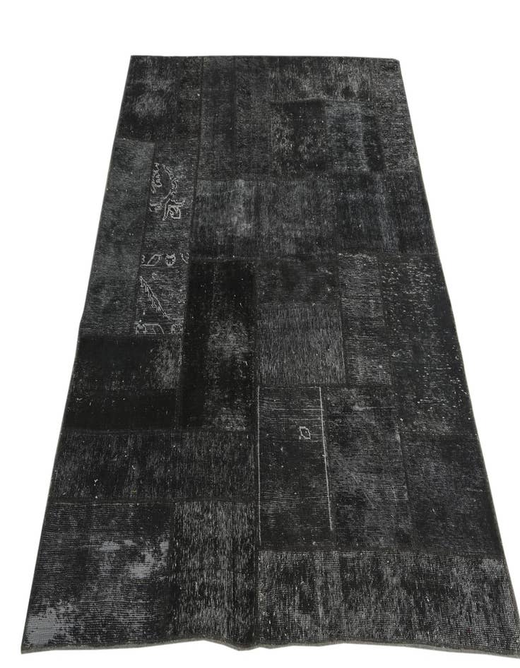 Detail image of  5' x 6' 8  Hand Knotted Ultra Vintage Persian Wool Rug