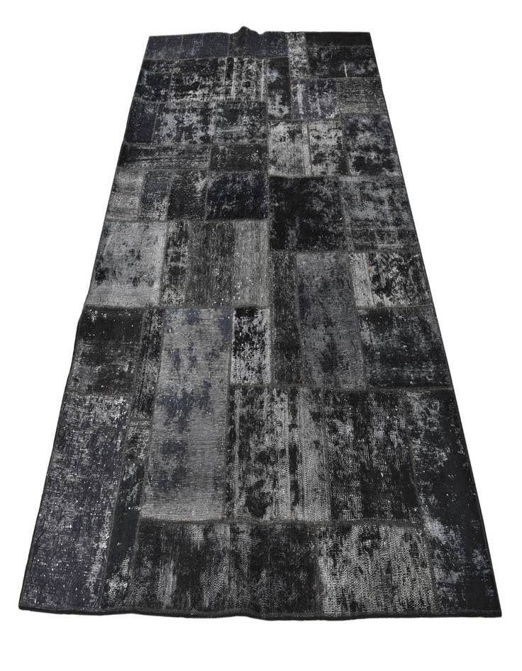 Detail image of  5' 7 x 7' 6  Hand Knotted Ultra Vintage Persian Wool Rug