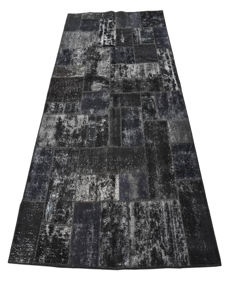 Detail image of  5' 8 x 8'  Hand Knotted Ultra Vintage Persian Wool Rug