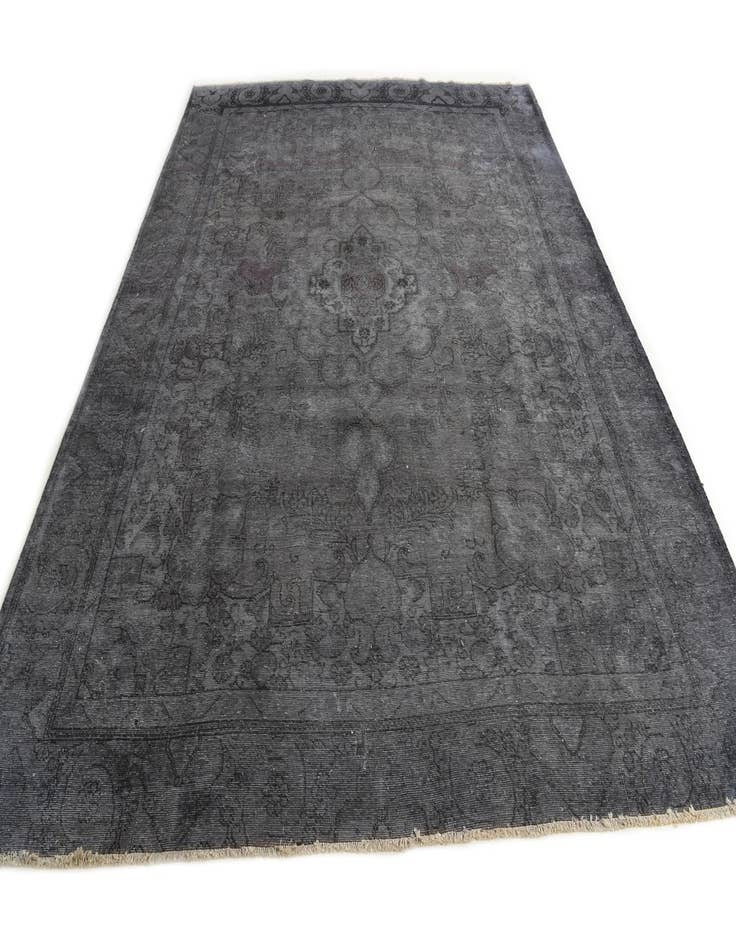 Detail image of  9' 5 x 12'  Hand Knotted Ultra Vintage Persian Wool Rug