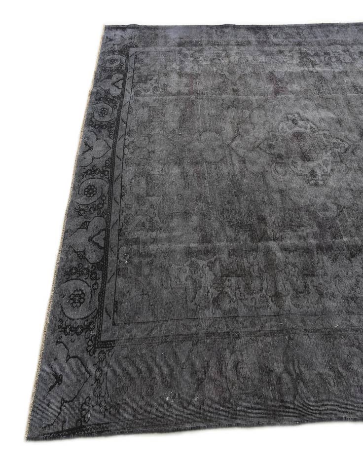 Detail image of  9' 5 x 12'  Hand Knotted Ultra Vintage Persian Wool Rug