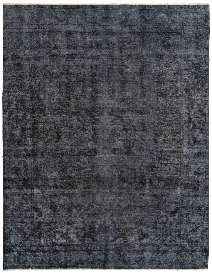  6' 8 x 9' 9  Hand Knotted Ultra Vintage Persian W...