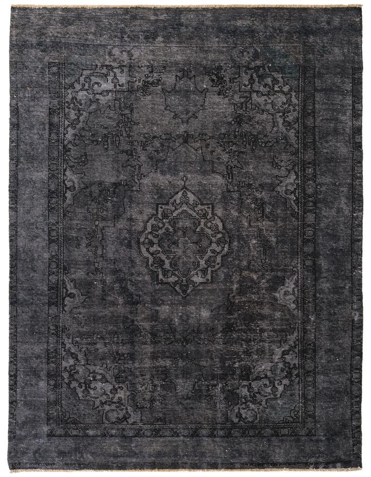  7' 5 x 11' 5  Hand Knotted Ultra Vintage Persian W...
