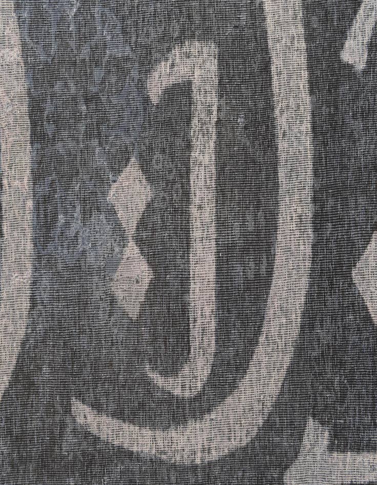 Detail image of  6' 8 x 9'  Hand Knotted Ultra Vintage Persian Wool Rug