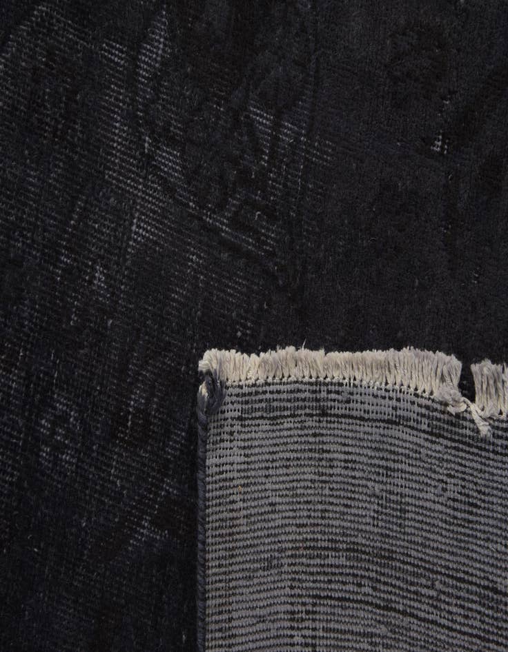 Detail image of  9' 9 x 13'  Hand Knotted Ultra Vintage Persian Wool Rug