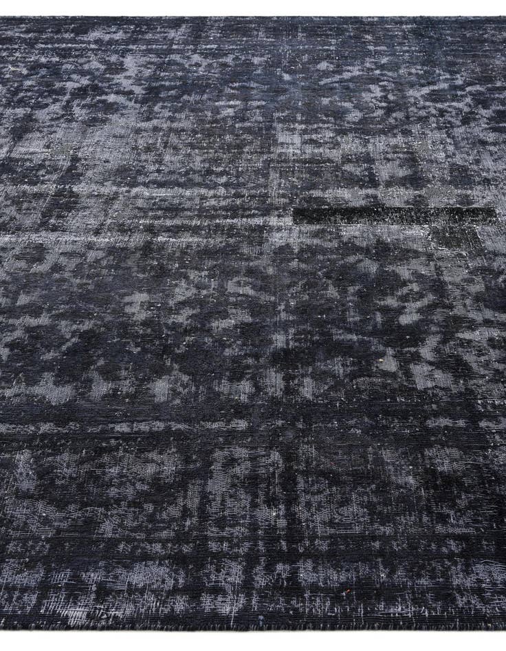 Detail image of  9' 3 x 12'  Hand Knotted Ultra Vintage Persian Wool Rug