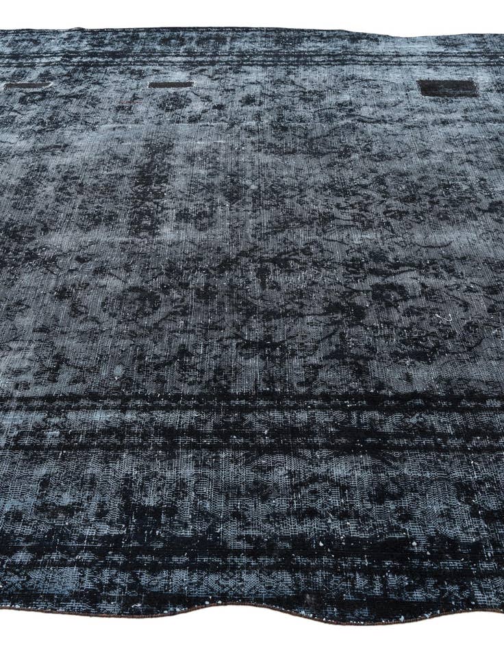 Detail image of  9' x 10' 7  Hand Knotted Ultra Vintage Persian Wool Rug