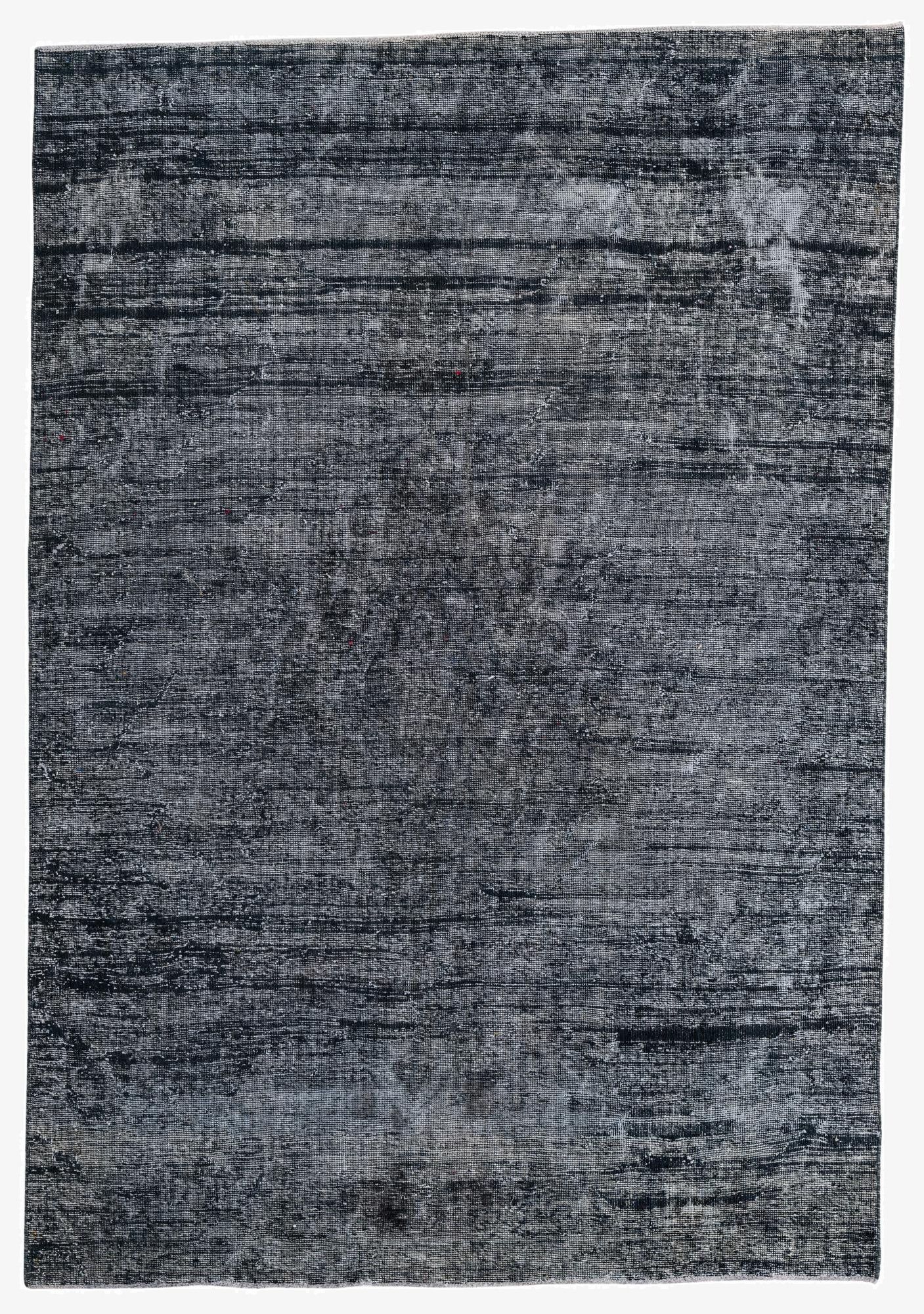  5' 9 x 8' 3  Hand Knotted Ultra Vintage Persian Wool Rug